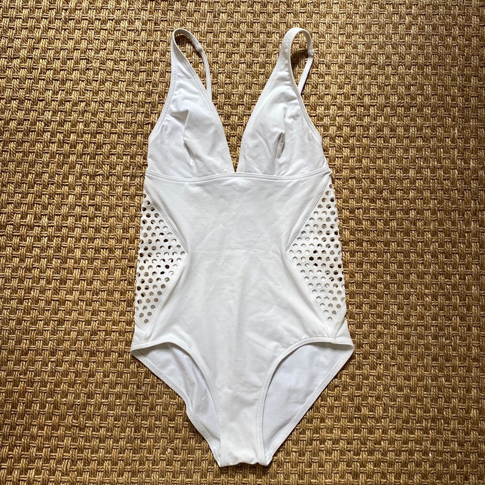 ERES one piece swimsuit, with side design feature.